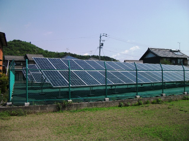岐阜市向加野太陽光発電所電気設備工事