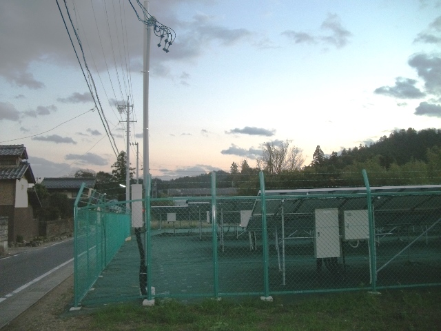 山県市小倉太陽光発電所電気設備工事